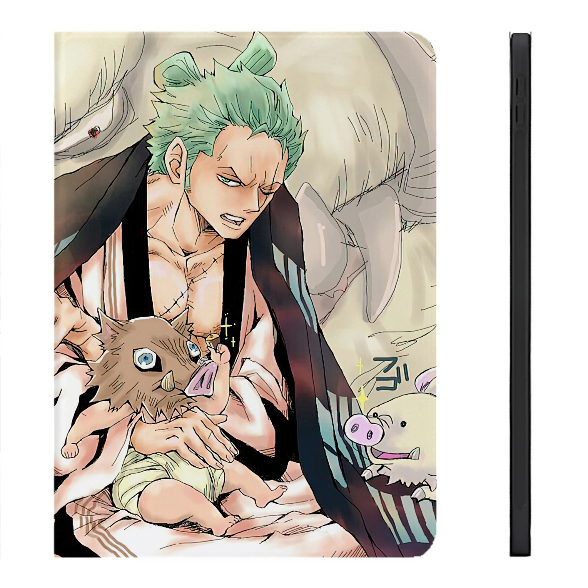 （画像用） ワンピース ONE PIECE IPadケース ペンホルダー付き ブックスタイルデザイン
